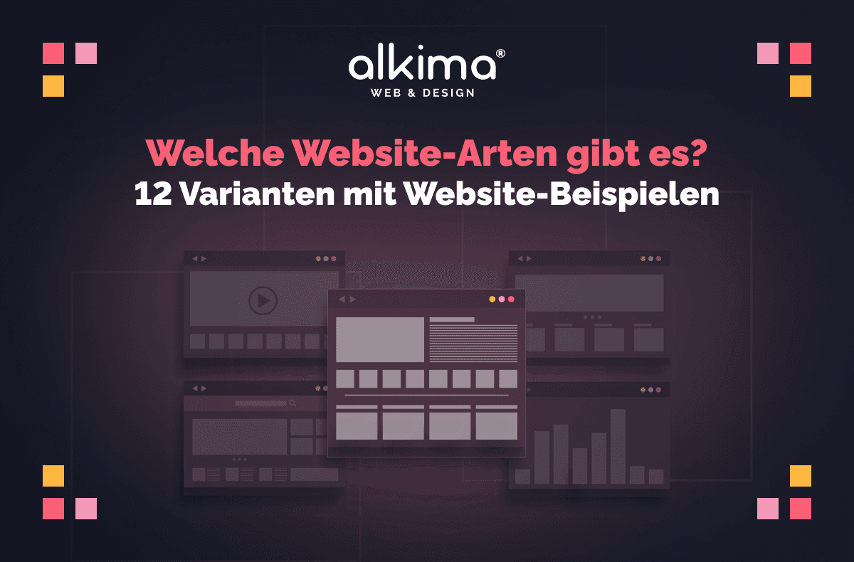 Welche Website-Arten gibt es? 12 Varianten