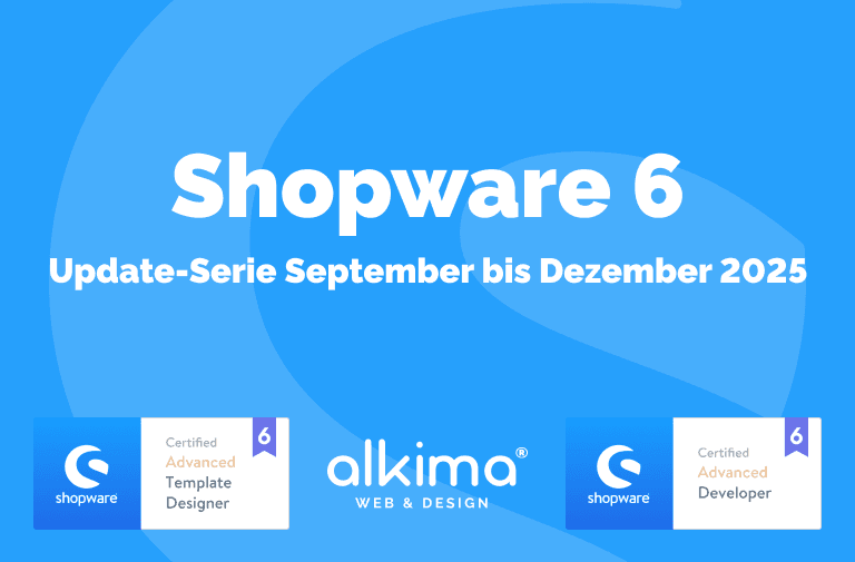 Shopware 6: Die Update-Serie September bis Dezember 2025